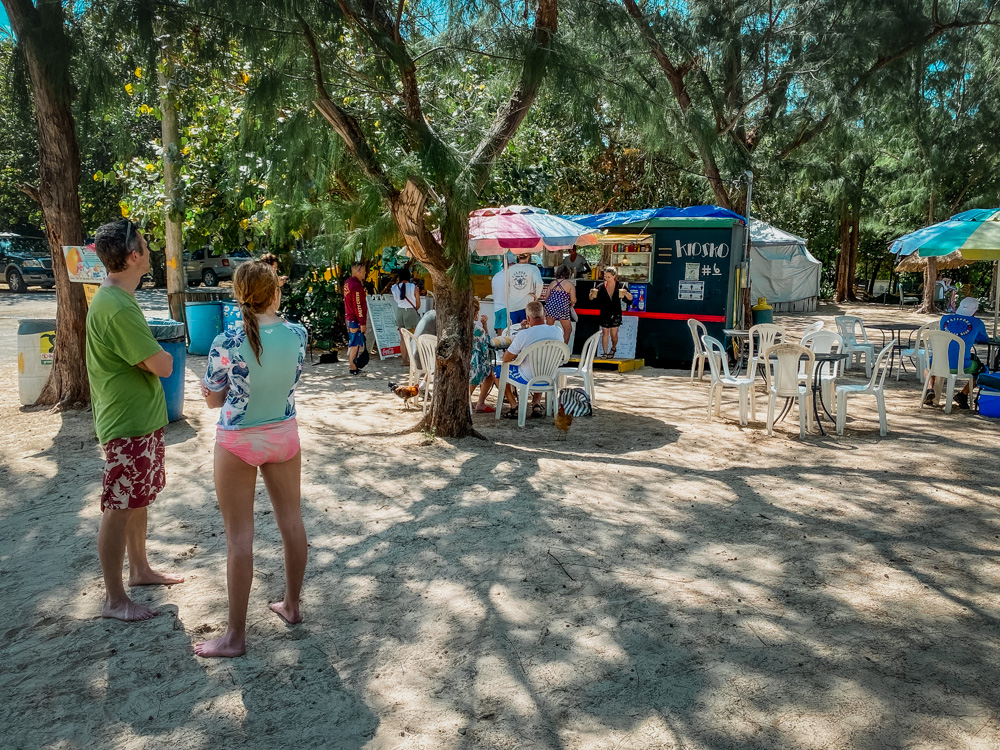 What to do on Culebra? Check out Flamenco Beach: Food truck at Flamenco Beach
