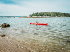 kayaking in Maine