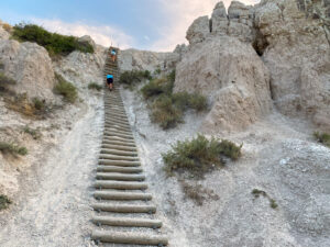 notch trail badlands national park