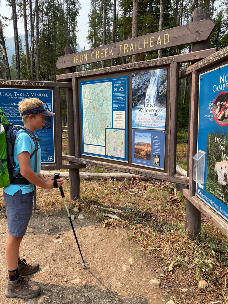 Alpine and Sawtooth Lake Hiking and Backpacking: The Iron Creek Trailhead