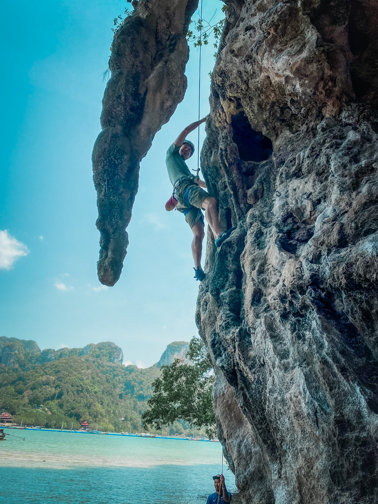 2 Week Itinerary for Thailand: Rock Climbing Near Railay Beach