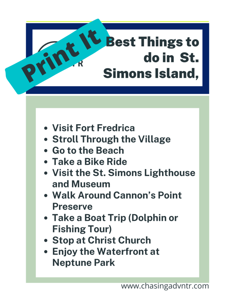 Things to do in St. Simons Island, GA
