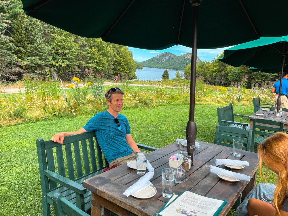 Top Things to do in Acadia National Park: Having lunch at Jordon Pond, Acadia