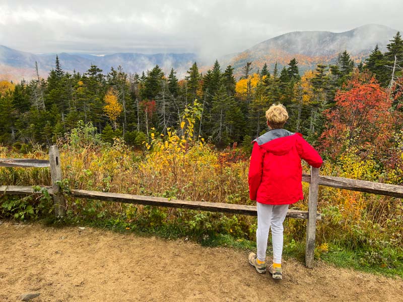 White Mountains New Hampshire Fall: Sugar Hill Overlook