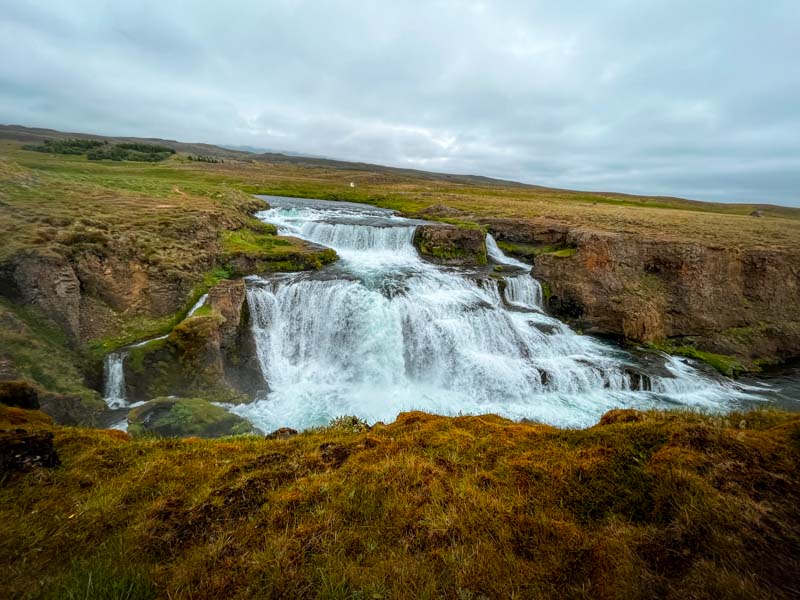 Reykjafoss Waterfall