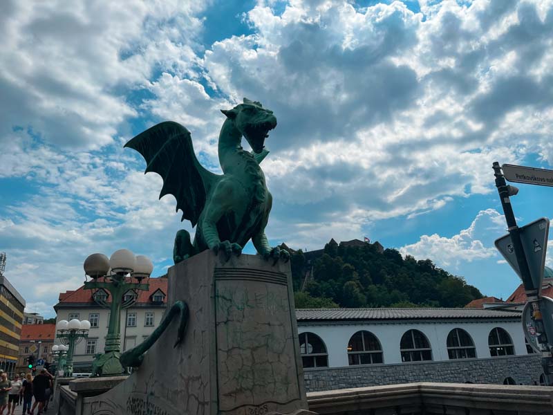 7 Day Slovenia Itinerary: Dragon Bridge