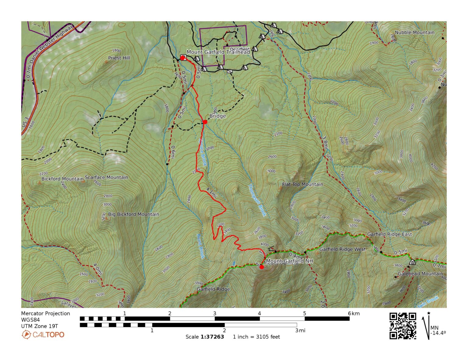 How to Hike Beautiful Mt Garfield NH - Chasing ADVNTR