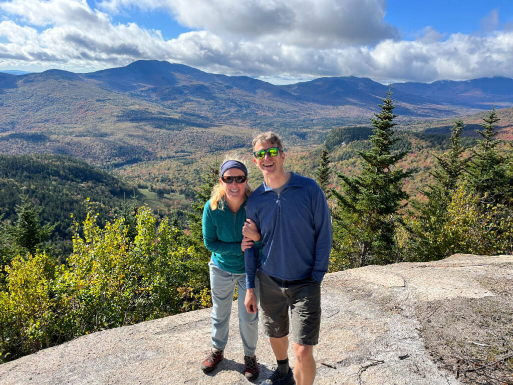 Dave and I on the summit of Table Mountain NH