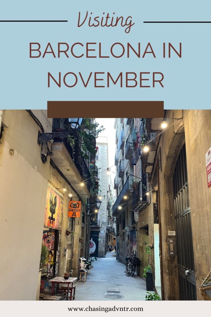 Barcelona in November