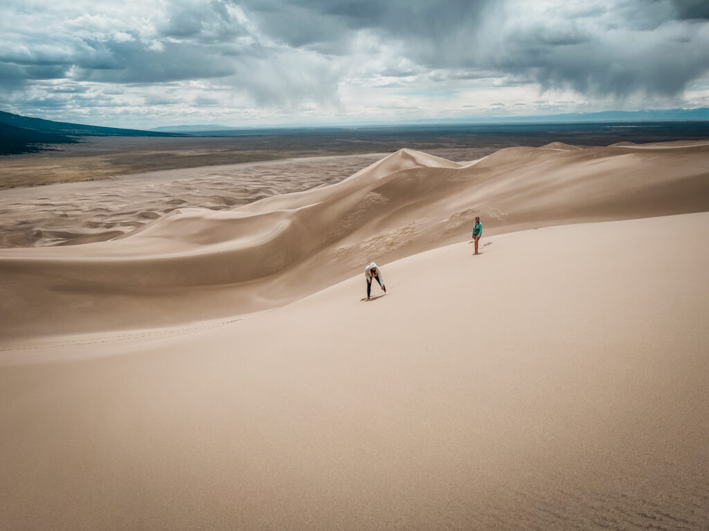 Sand board Great Sand Dunes