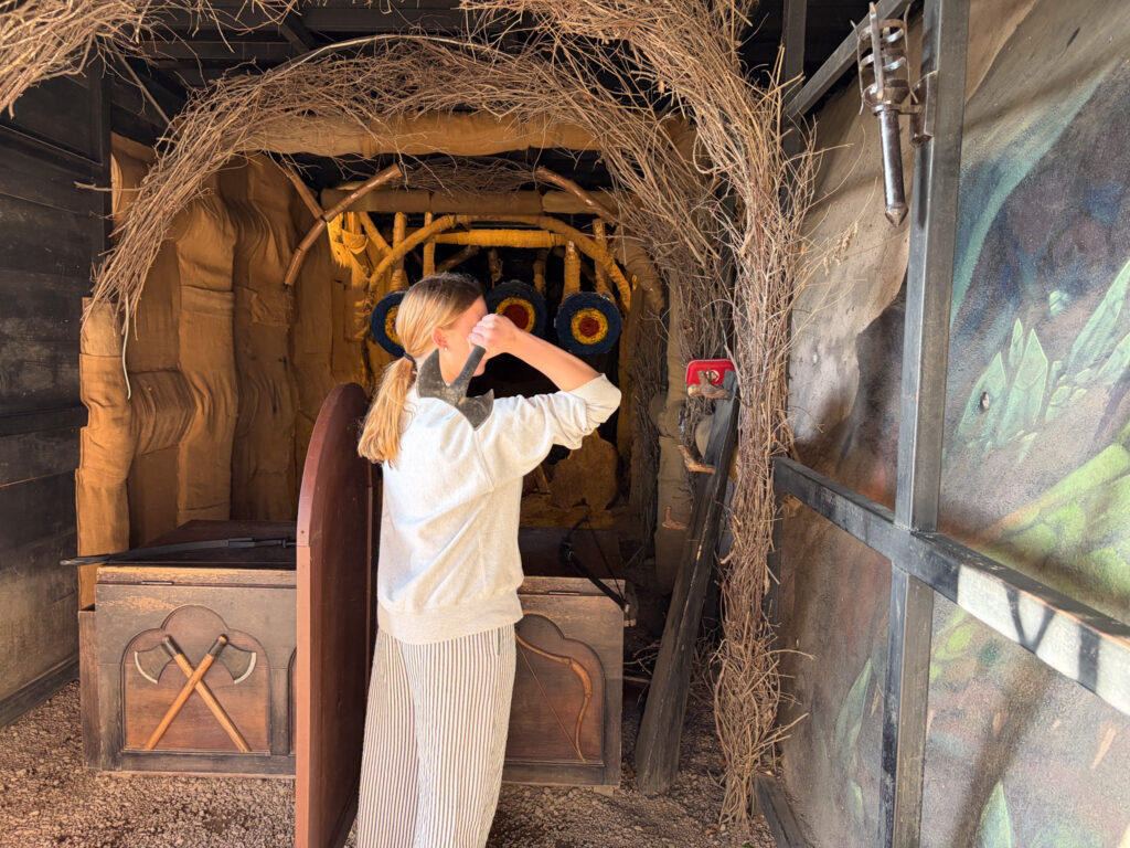 Things to do in Hobbitenango: Ax Throwing and Archery