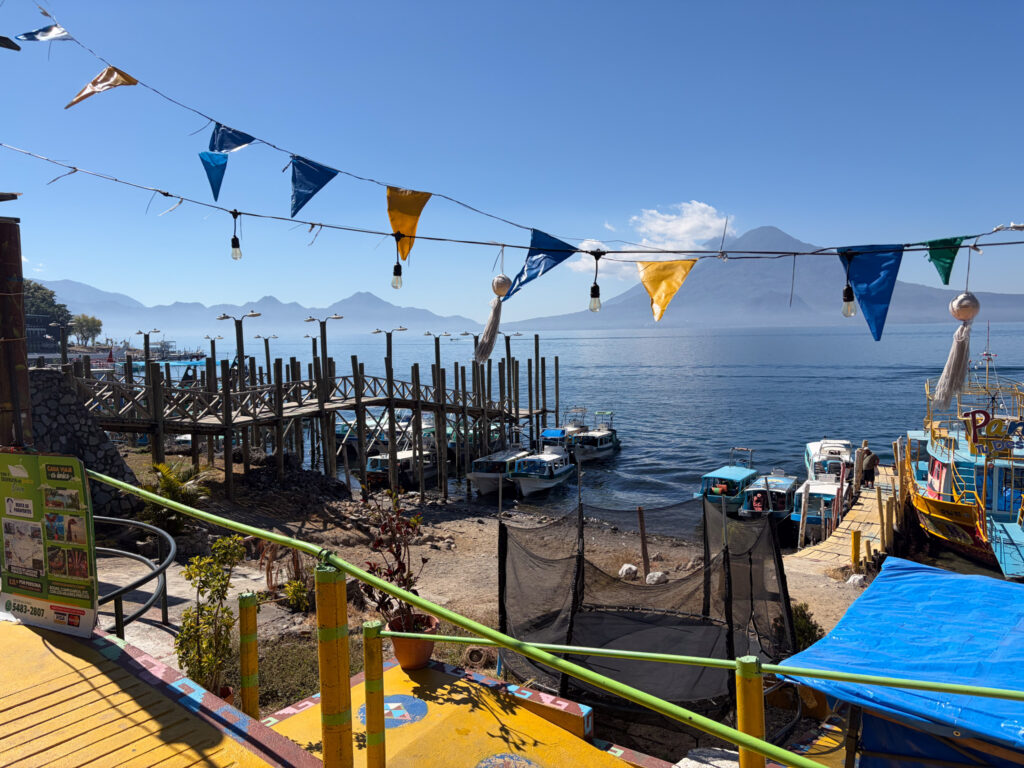 The waterfront in Panajachel