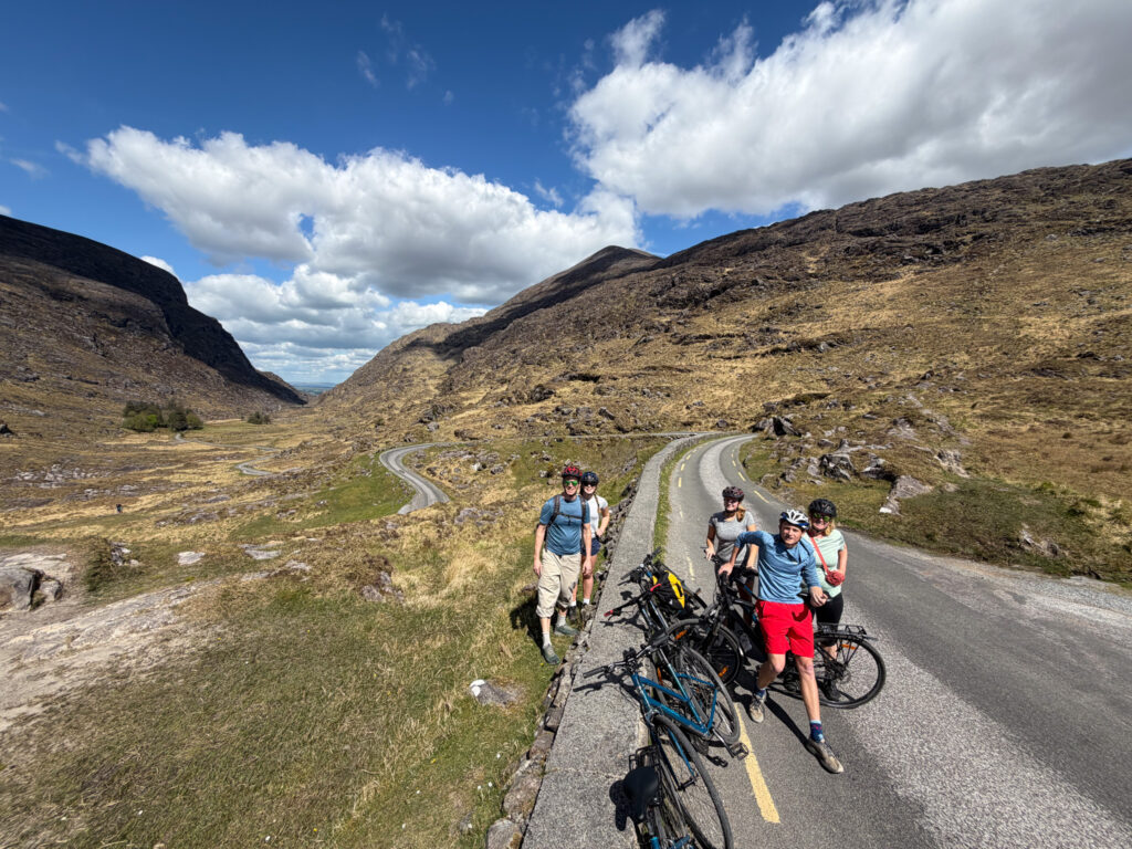 Boat and Bike Killarney = bikes on the Gap of Dunloe
