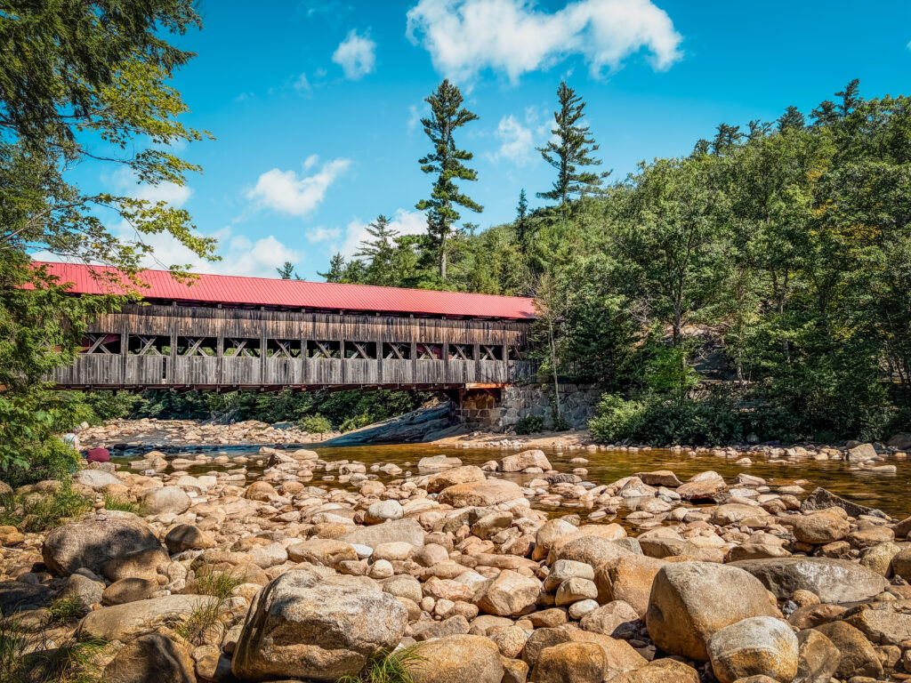 Glamping in the White Mountains: A Family Stay at Huttopia (Full Itinerary Inside): Albany Covered Bridge