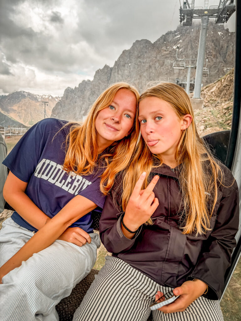 Inside the Gondola: Shymbulak in Summer