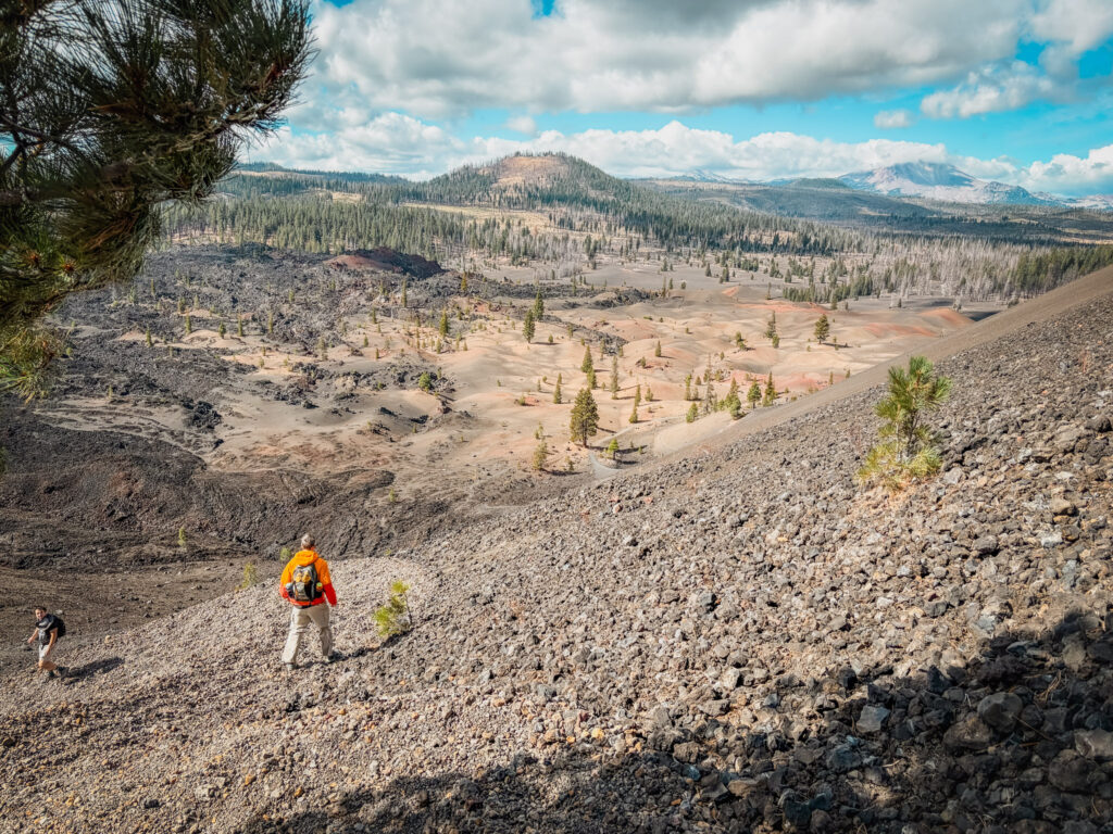 painted dune on the Cinder Cone Trail
