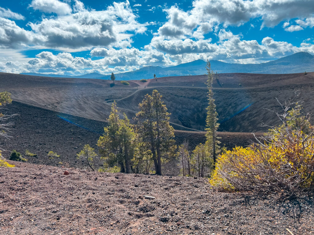 View from the summit into the Cinder Cone