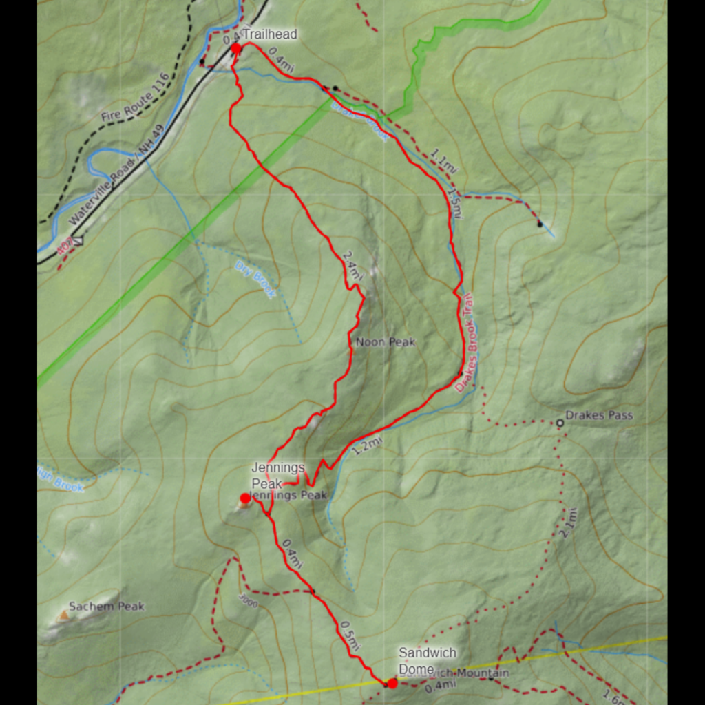 How to hike Jennings Peak and Sandwich Dome 
